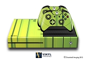 E-SKINS Xbox One skin gaming console 3d strips blocks pattern decals